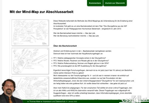 Mit Mind-Mapping zur Abschlussarbeit